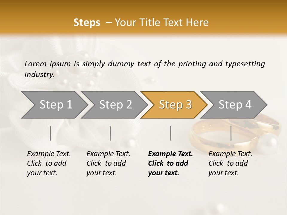 Detail Bridal Wedding PowerPoint Template