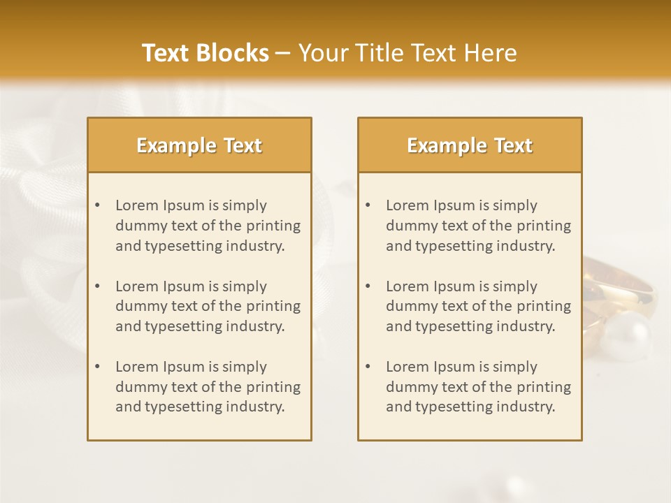 Detail Bridal Wedding PowerPoint Template