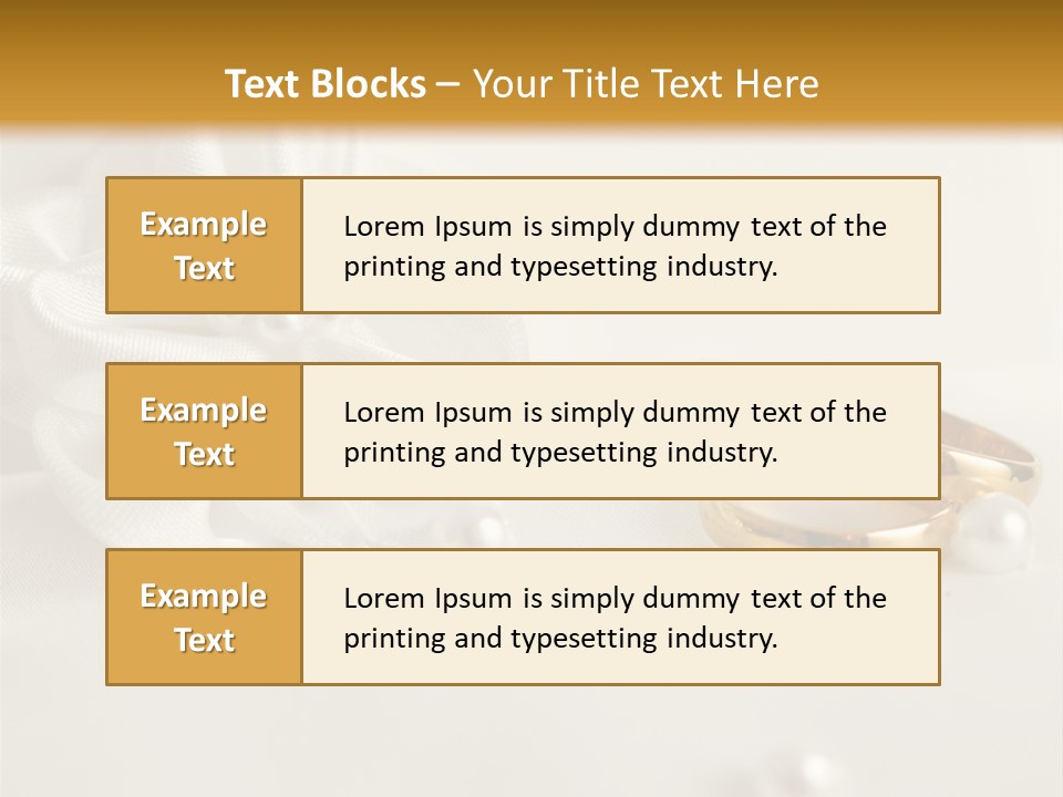 Detail Bridal Wedding PowerPoint Template