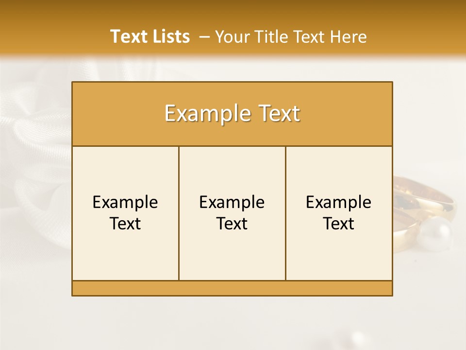 Detail Bridal Wedding PowerPoint Template