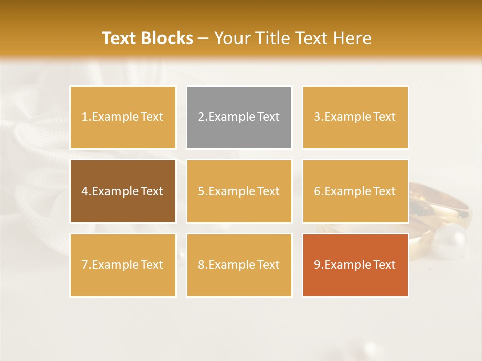 Detail Bridal Wedding PowerPoint Template