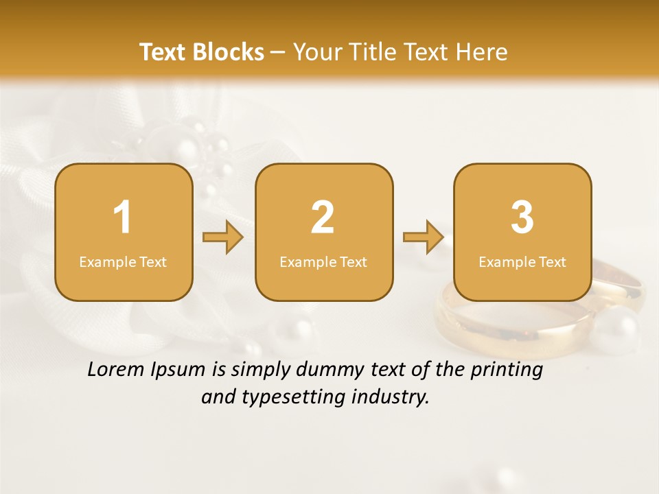 Detail Bridal Wedding PowerPoint Template