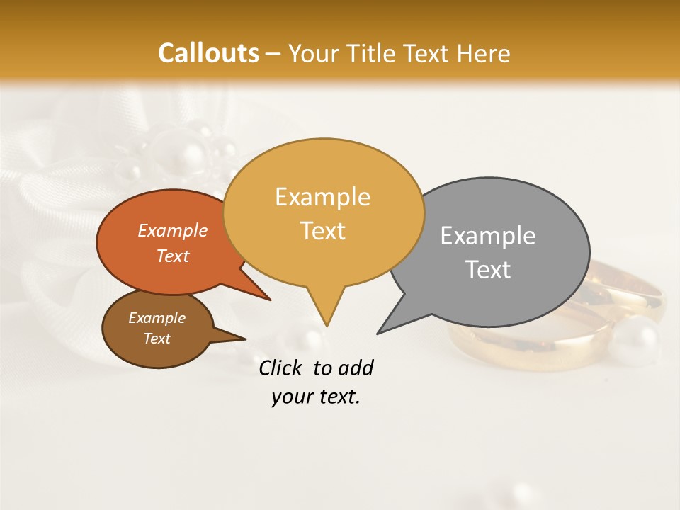 Detail Bridal Wedding PowerPoint Template