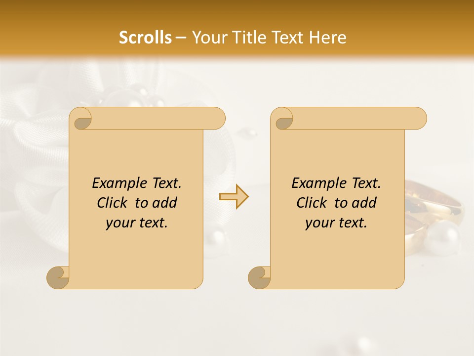 Detail Bridal Wedding PowerPoint Template