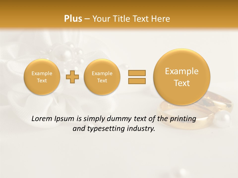 Detail Bridal Wedding PowerPoint Template