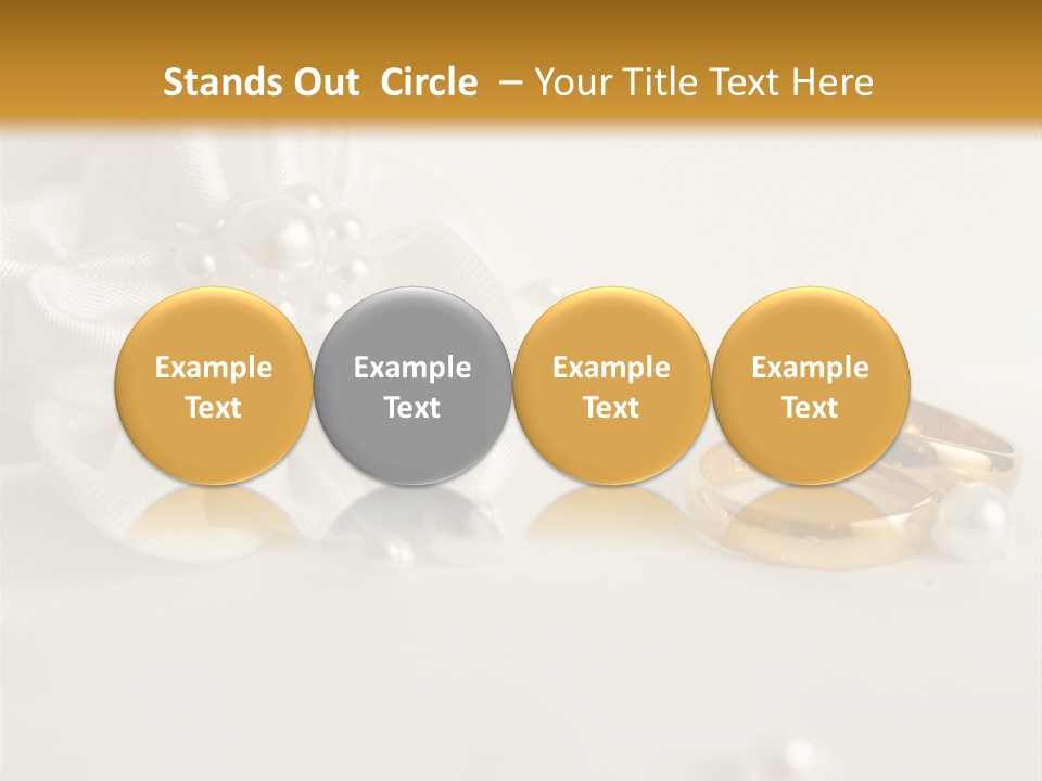 Detail Bridal Wedding PowerPoint Template