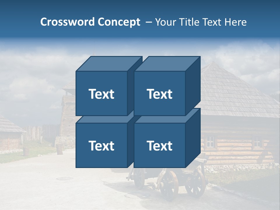 Cart History Zaporozhye PowerPoint Template