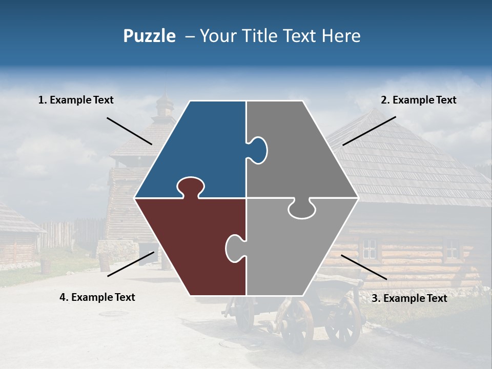 Cart History Zaporozhye PowerPoint Template