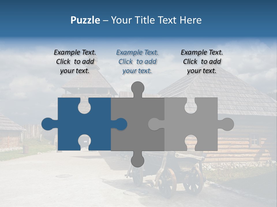 Cart History Zaporozhye PowerPoint Template