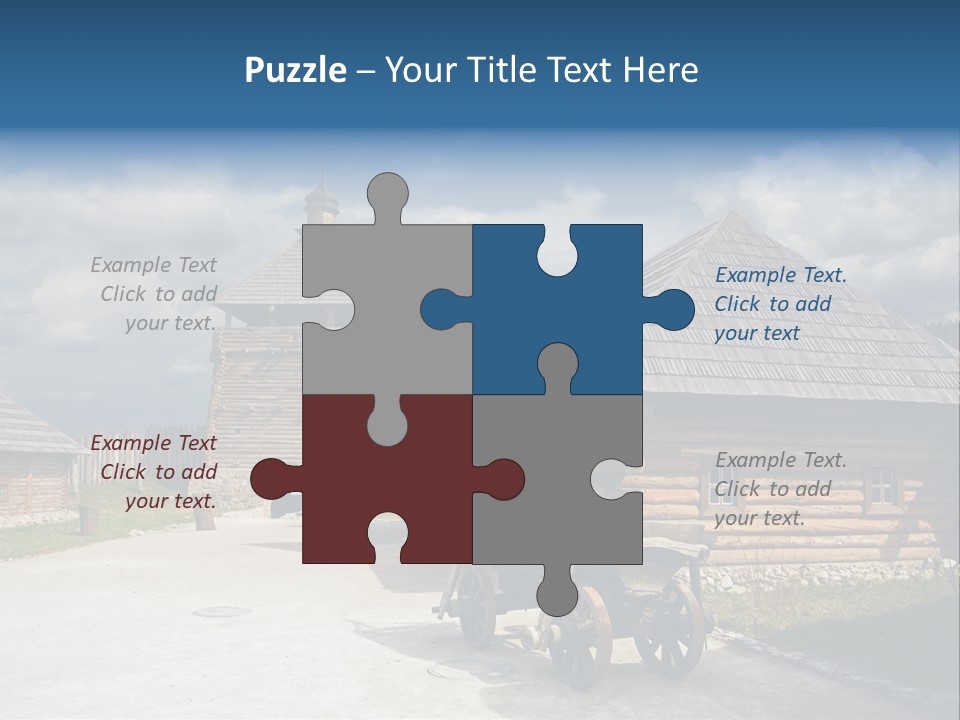 Cart History Zaporozhye PowerPoint Template