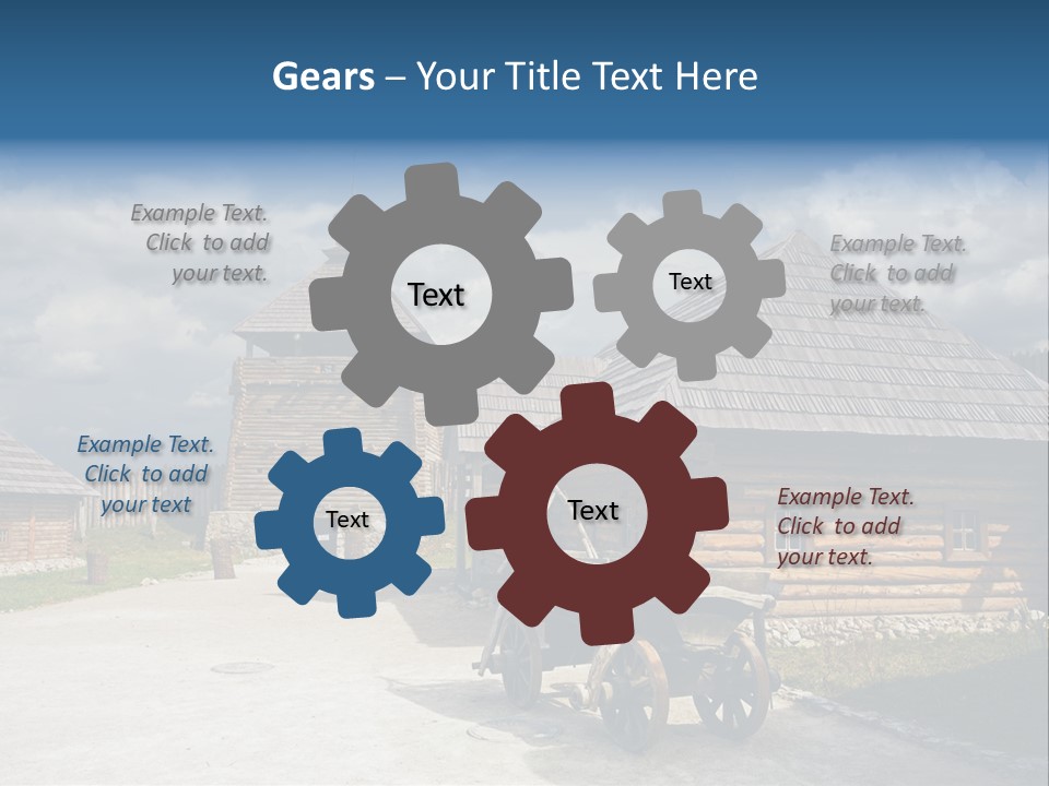 Cart History Zaporozhye PowerPoint Template