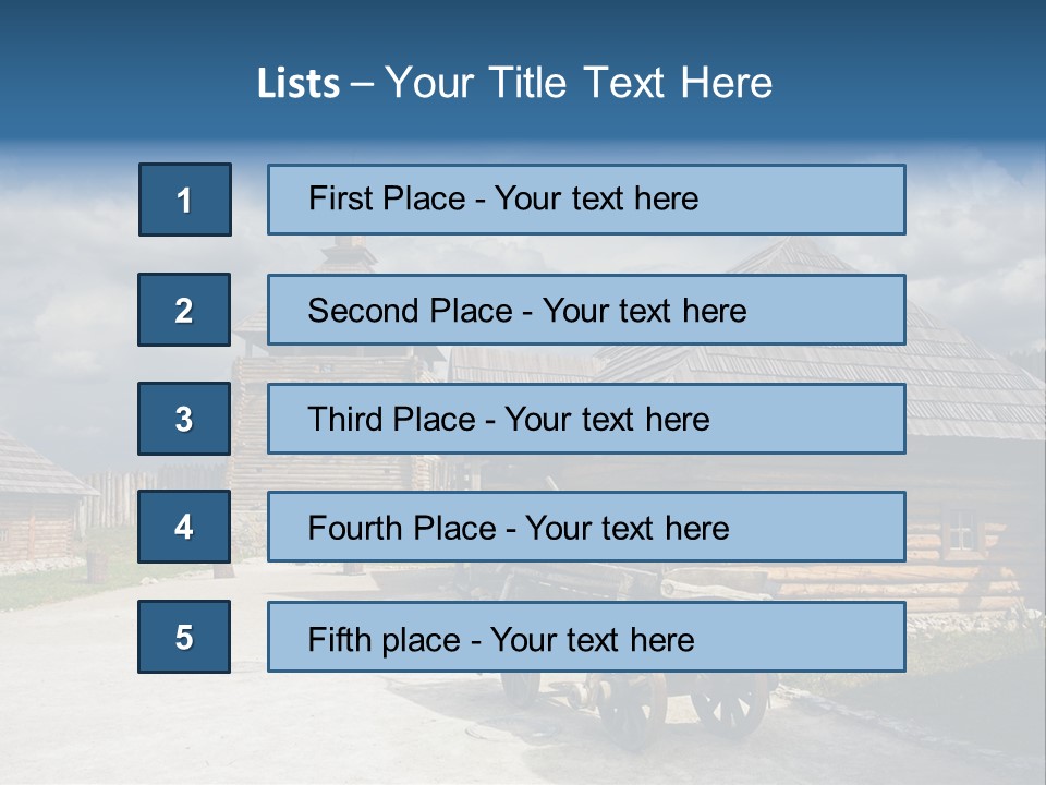 Cart History Zaporozhye PowerPoint Template