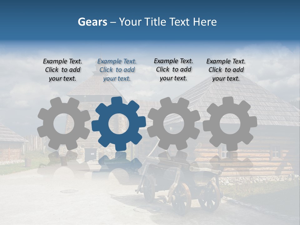 Cart History Zaporozhye PowerPoint Template