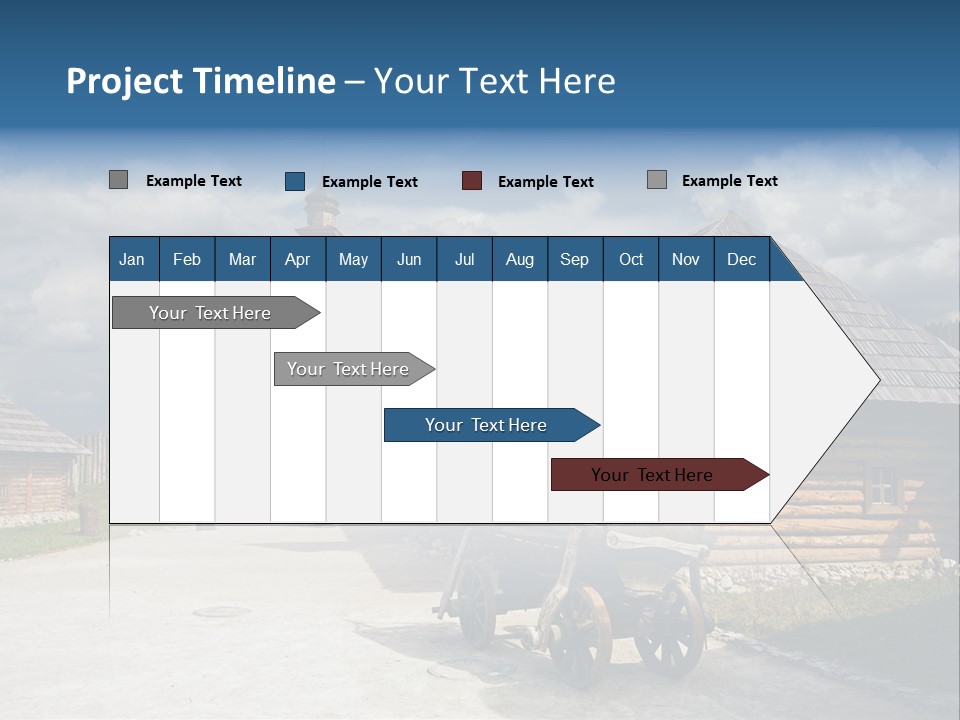 Cart History Zaporozhye PowerPoint Template