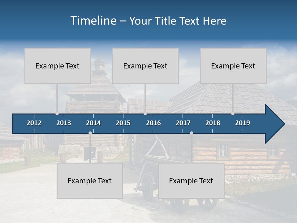 Cart History Zaporozhye PowerPoint Template