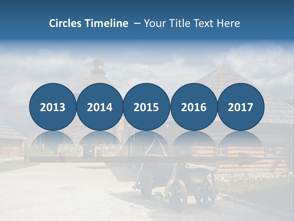 Cart History Zaporozhye PowerPoint Template