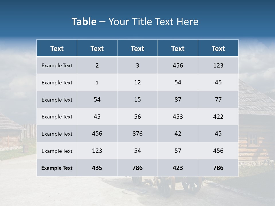 Cart History Zaporozhye PowerPoint Template