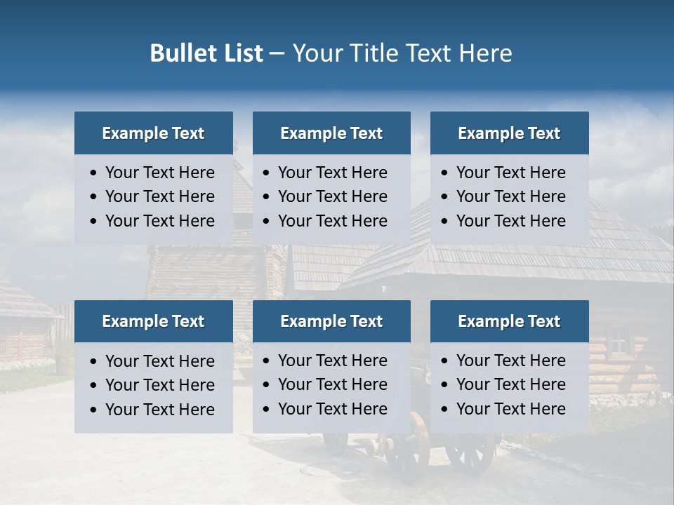 Cart History Zaporozhye PowerPoint Template