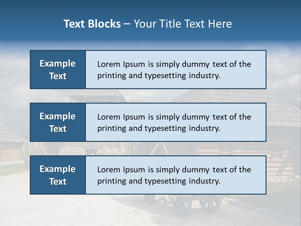 Cart History Zaporozhye PowerPoint Template