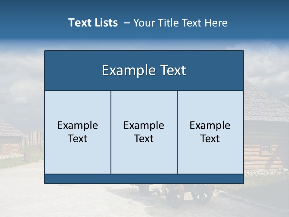 Cart History Zaporozhye PowerPoint Template