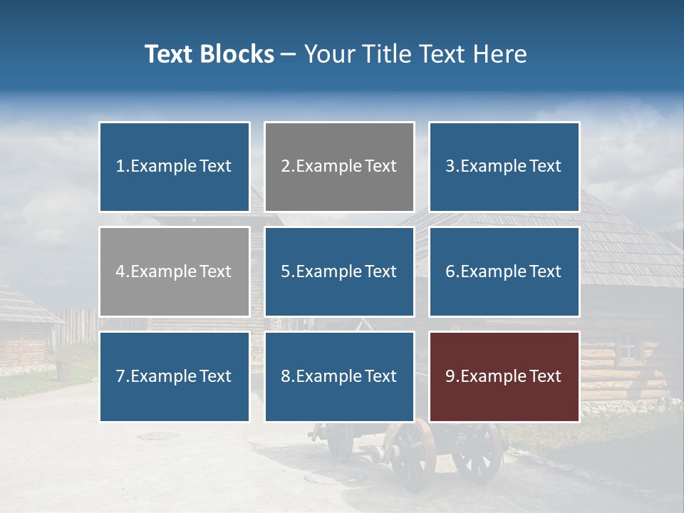 Cart History Zaporozhye PowerPoint Template