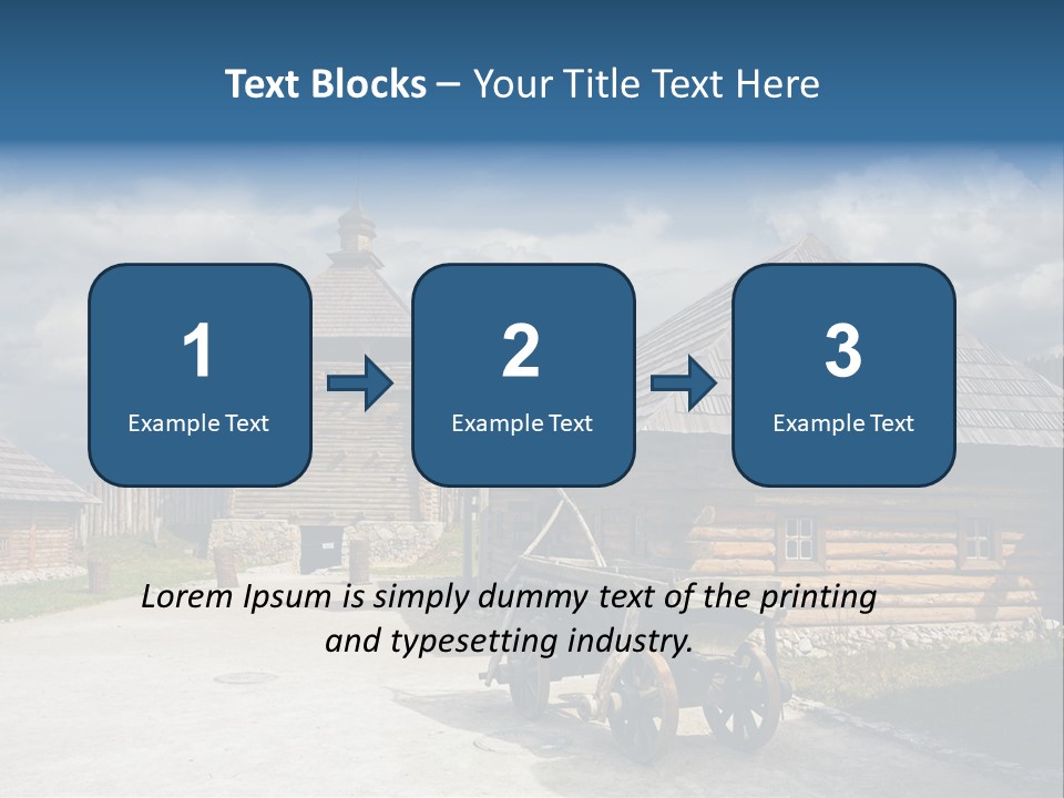 Cart History Zaporozhye PowerPoint Template