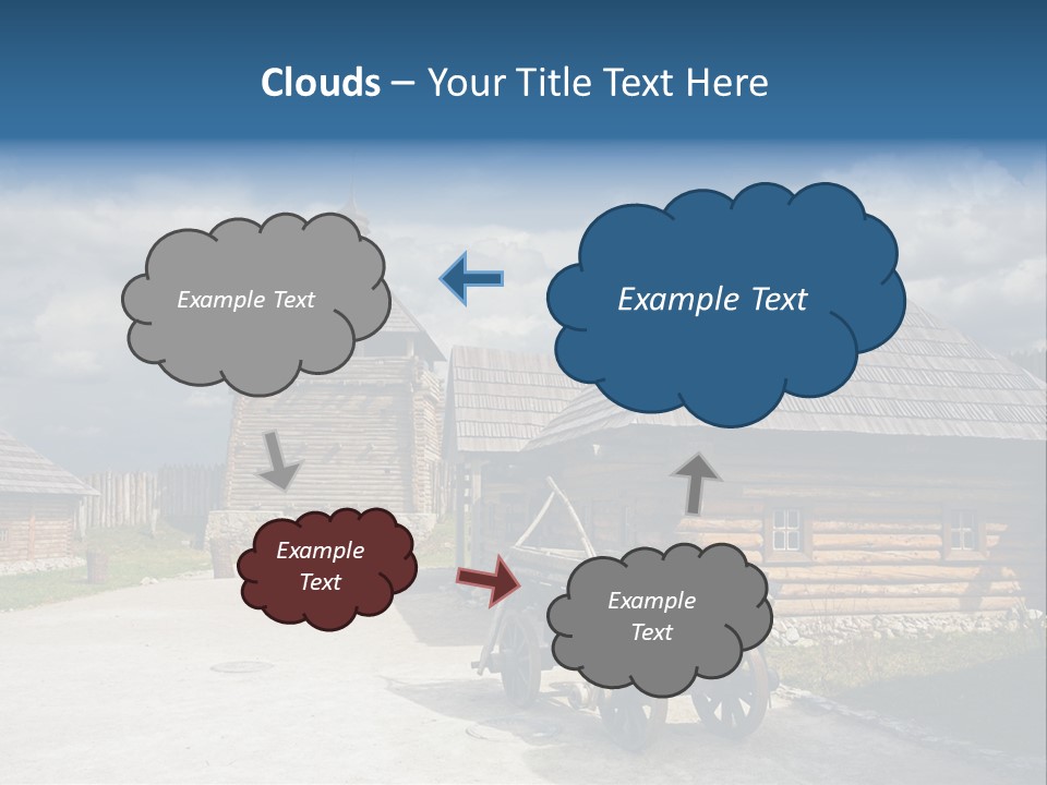 Cart History Zaporozhye PowerPoint Template
