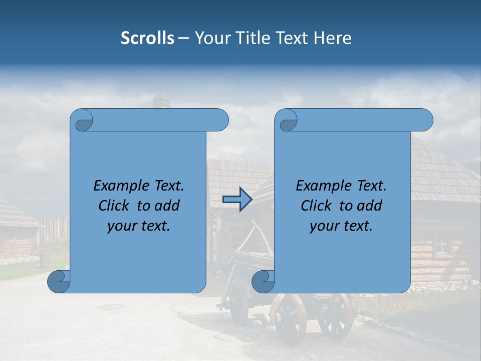 Cart History Zaporozhye PowerPoint Template