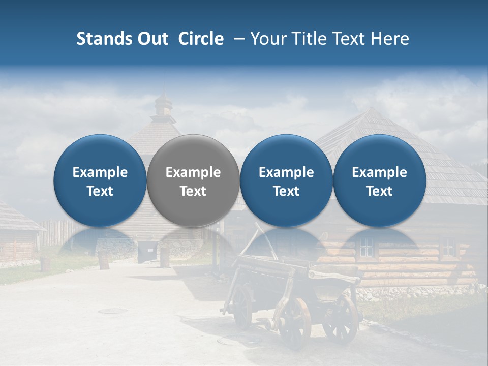 Cart History Zaporozhye PowerPoint Template