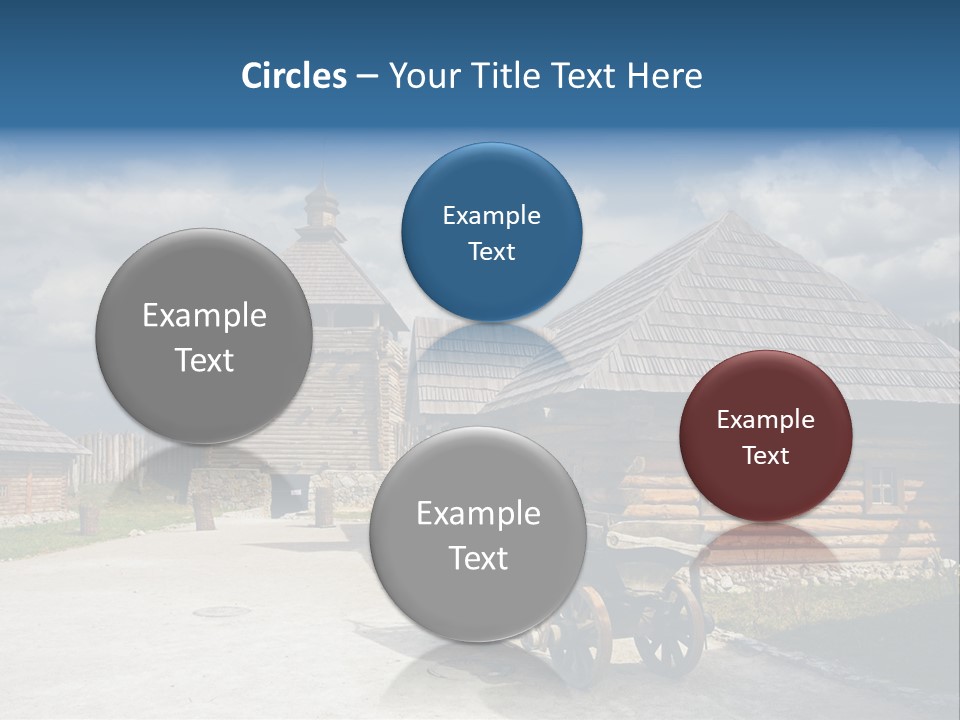 Cart History Zaporozhye PowerPoint Template