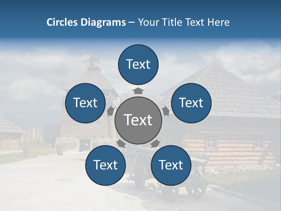 Cart History Zaporozhye PowerPoint Template