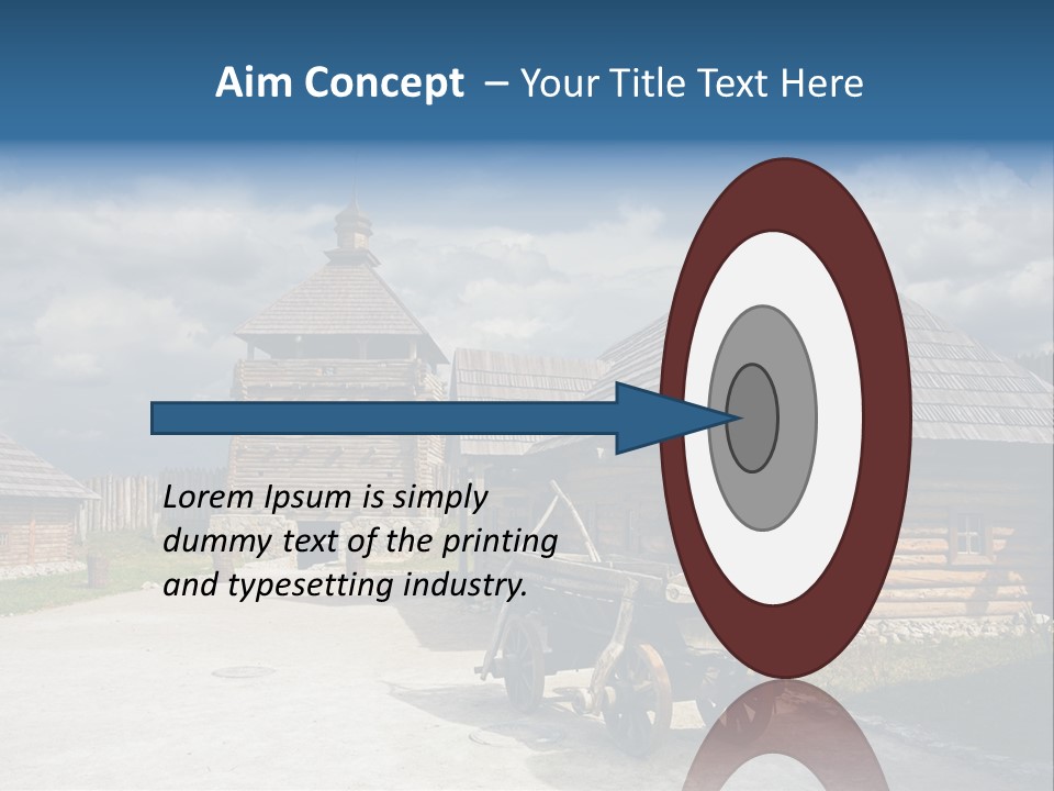 Cart History Zaporozhye PowerPoint Template