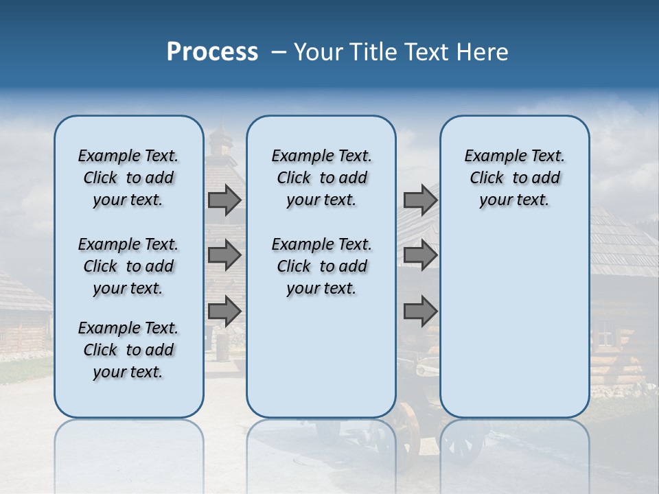 Cart History Zaporozhye PowerPoint Template