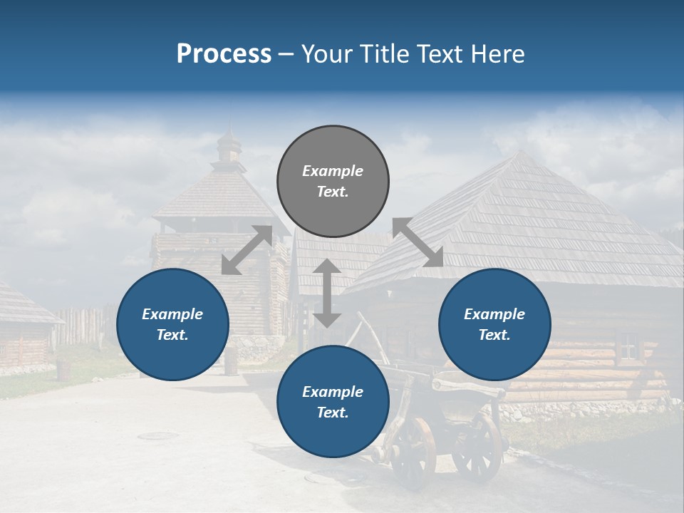 Cart History Zaporozhye PowerPoint Template