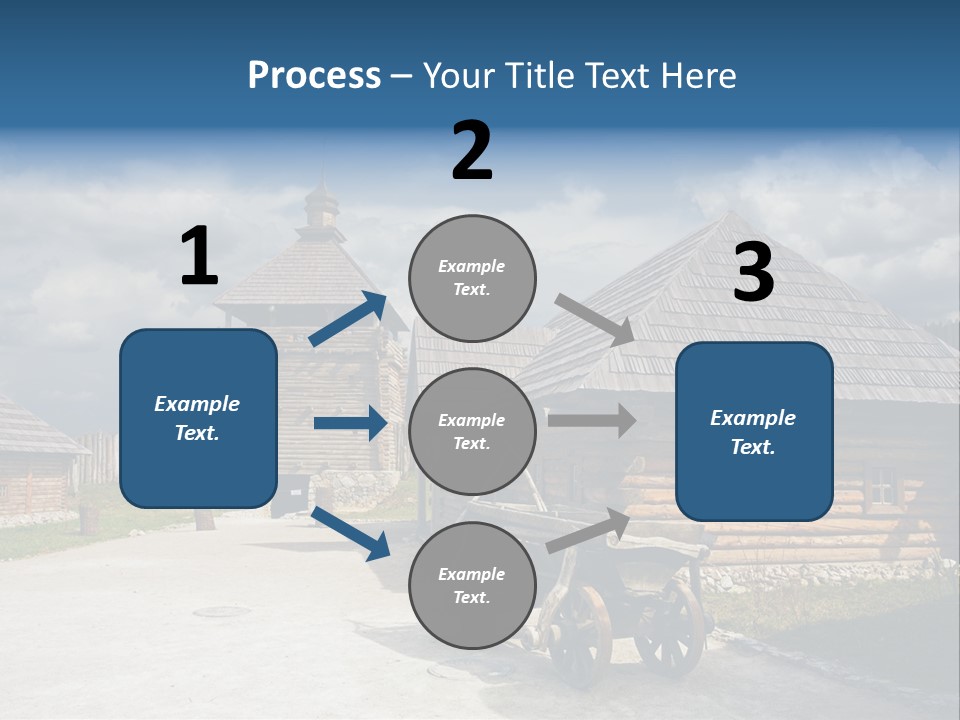 Cart History Zaporozhye PowerPoint Template