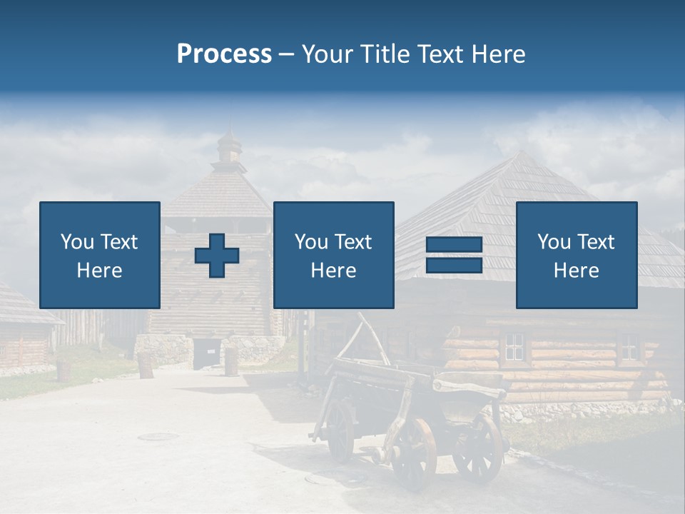 Cart History Zaporozhye PowerPoint Template