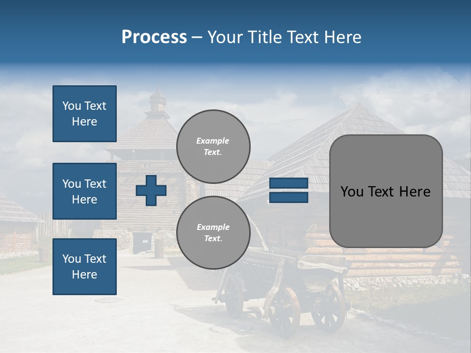 Cart History Zaporozhye PowerPoint Template