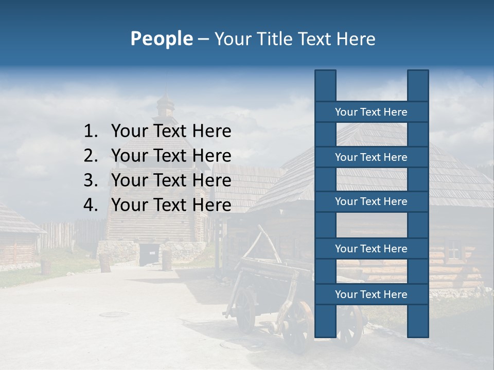 Cart History Zaporozhye PowerPoint Template