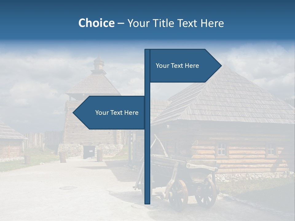 Cart History Zaporozhye PowerPoint Template