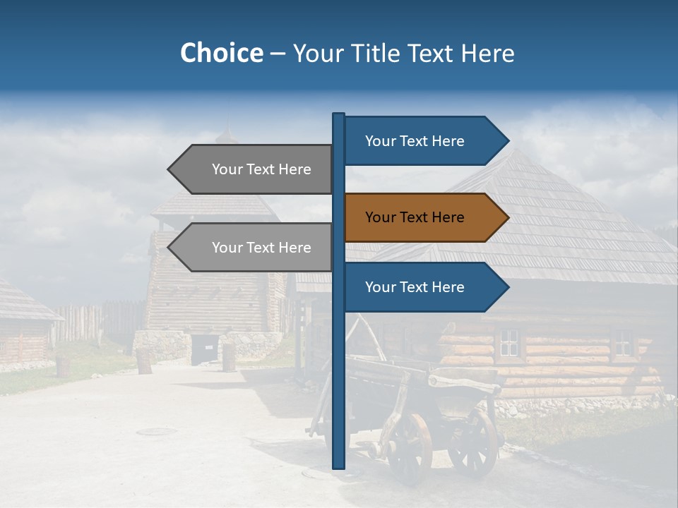 Cart History Zaporozhye PowerPoint Template