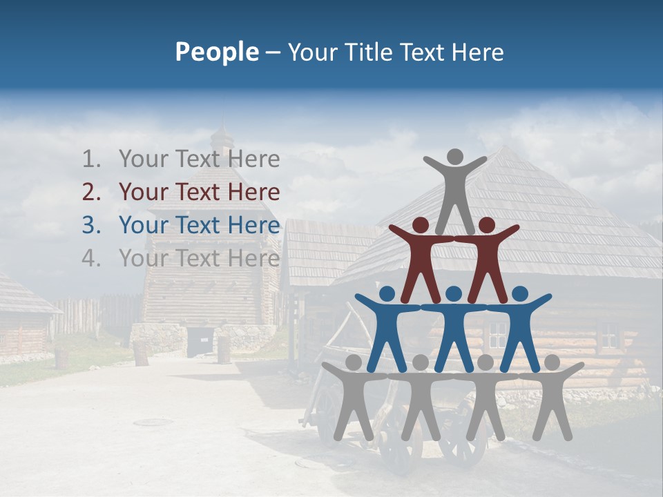 Cart History Zaporozhye PowerPoint Template