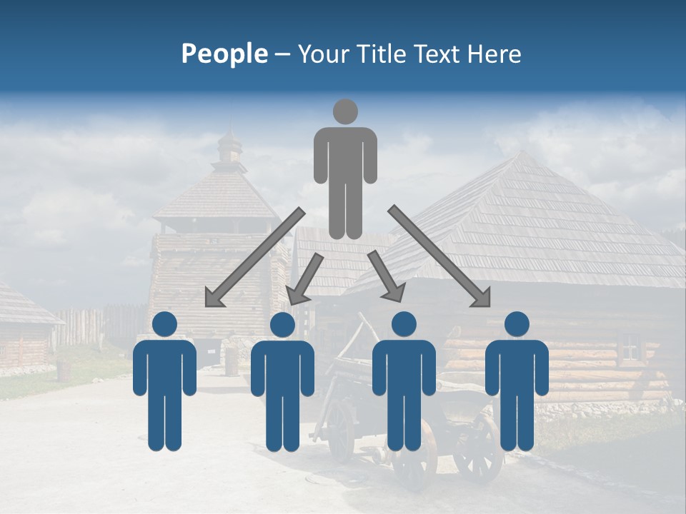 Cart History Zaporozhye PowerPoint Template