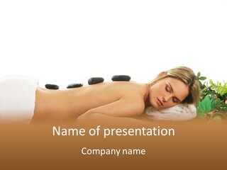 Clean Therapy Laying PowerPoint Template