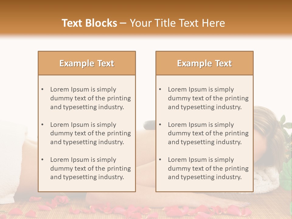 Clean Therapy Laying PowerPoint Template