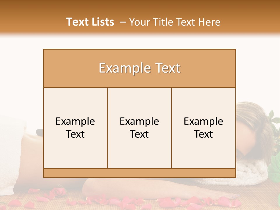 Clean Therapy Laying PowerPoint Template