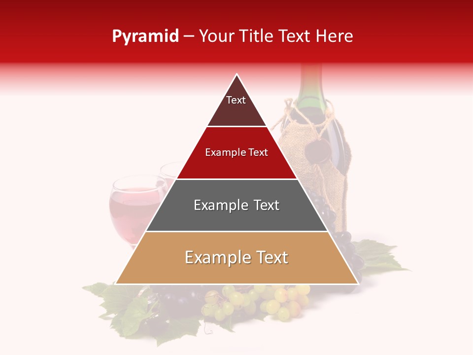 Bunch Grapes Blue PowerPoint Template