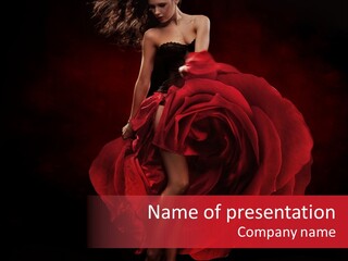 Performer Girls Beautiful PowerPoint Template