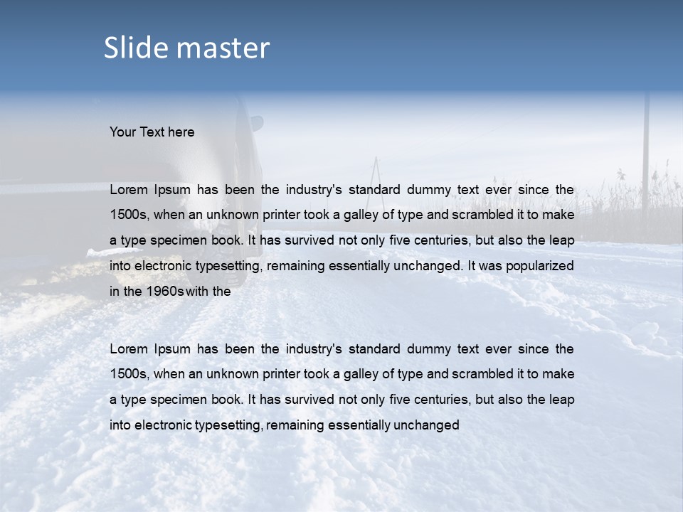 Risk Sky Route PowerPoint Template