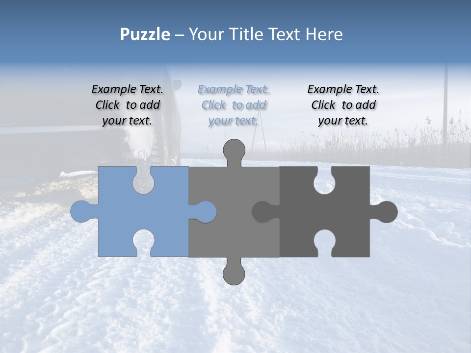 Risk Sky Route PowerPoint Template