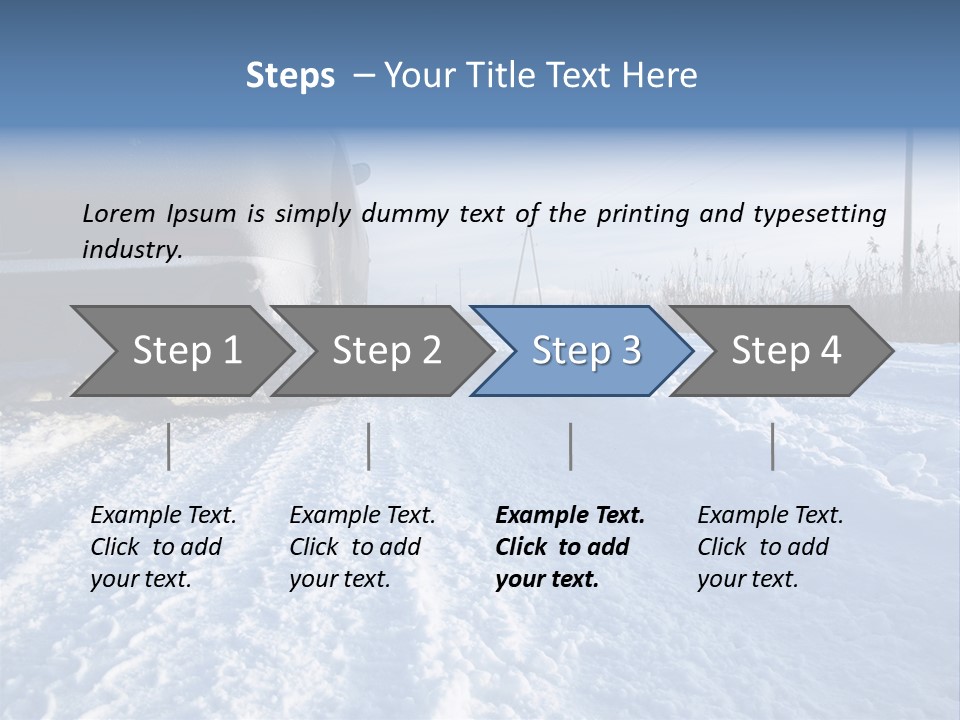 Risk Sky Route PowerPoint Template